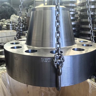 10-inch, Class 2500, ASTM A182 F22 Material, ASME B16.5 Standard High-pressure Custom Weld Neck F...