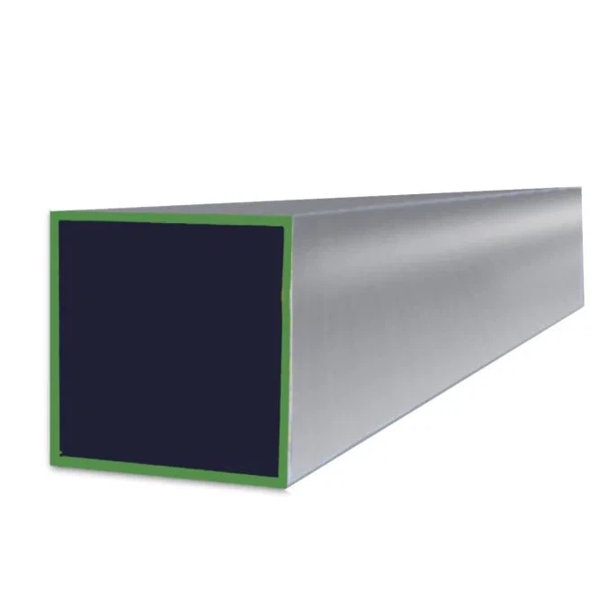 Stainless Steel Square Tube 304 Grit (180) - 3/4 Inch X 0.065